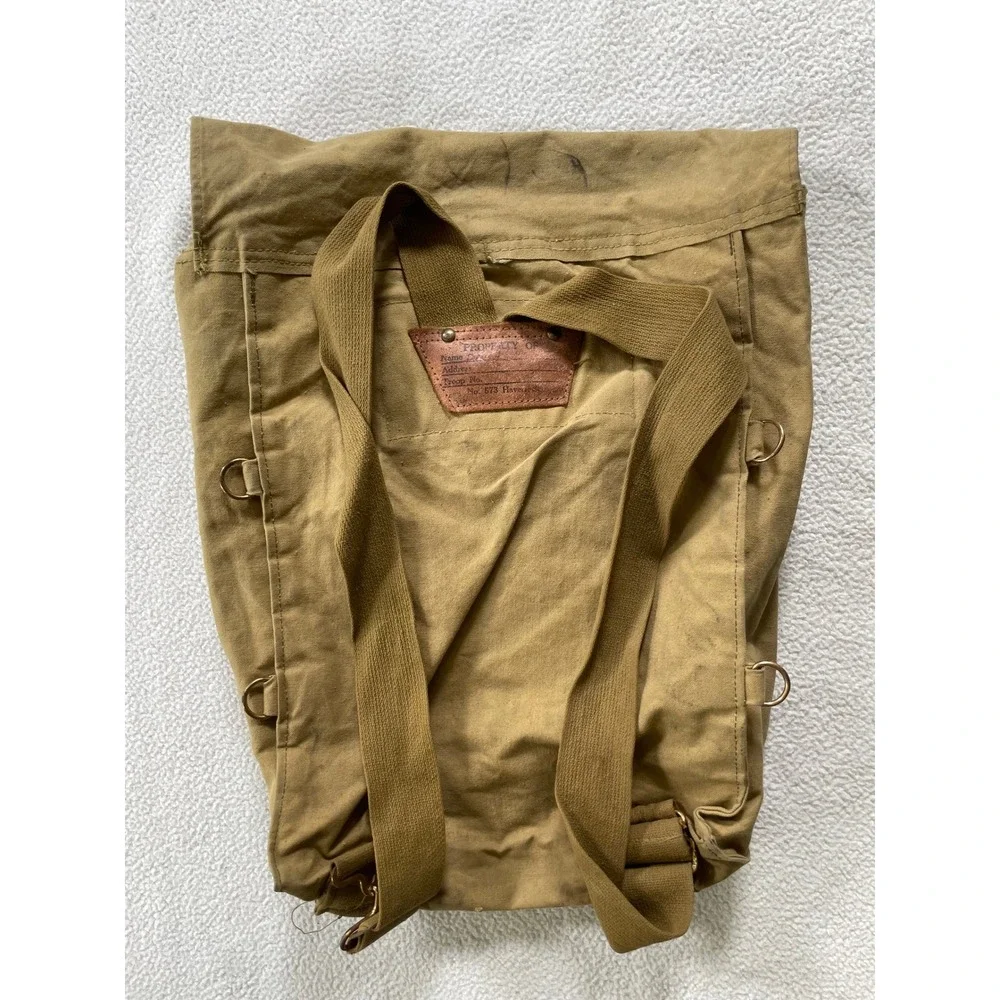 Vintage Boy Scouts of America No. 573 Haversack By Diamond Brand Canvas Backpack